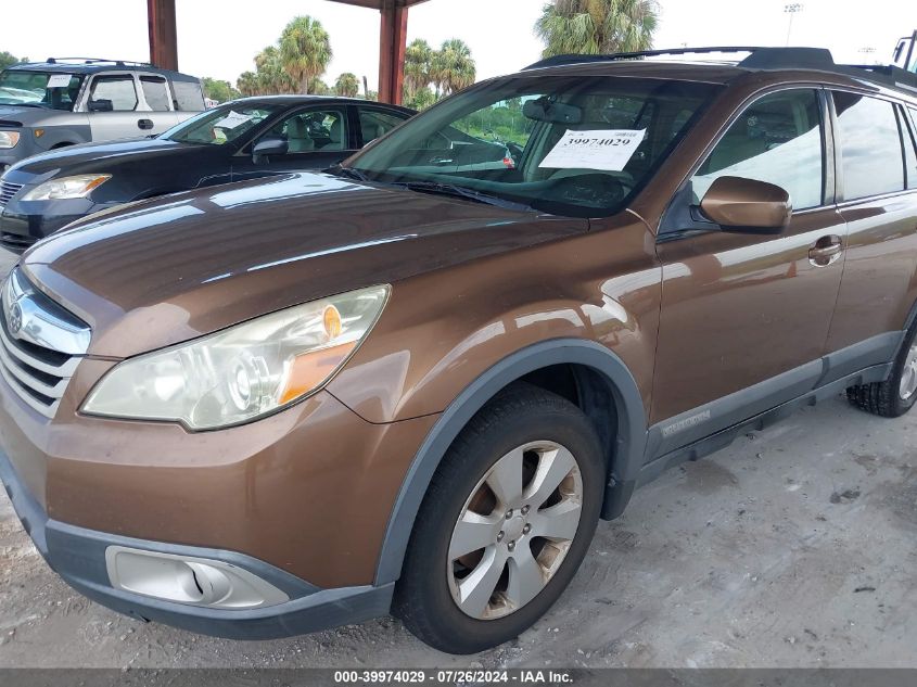 2011 Subaru Outback 2.5I Premium VIN: 4S4BRBGC0B3422275 Lot: 39974029