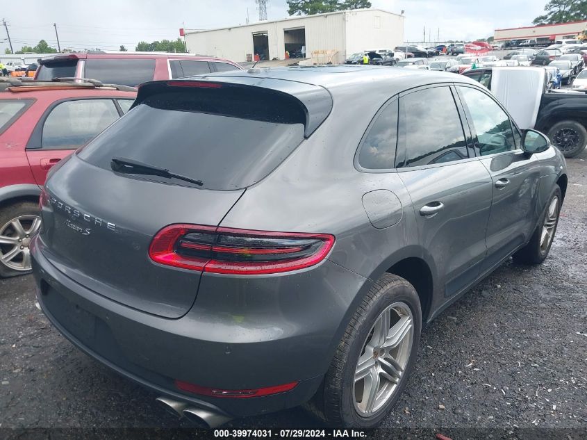 2015 Porsche Macan S VIN: WP1AB2A53FLB58195 Lot: 39974031