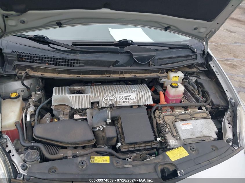 2011 Toyota Prius Two VIN: JTDKN3DU3B1367142 Lot: 39974059