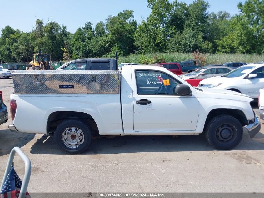 2007 Chevrolet Colorado Work Truck VIN: 1GCCS149278128256 Lot: 39974062