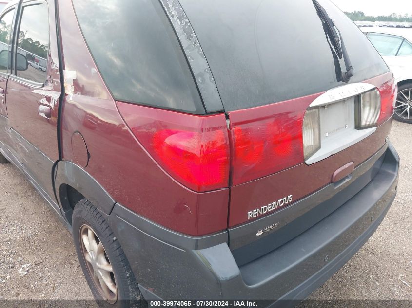 2004 Buick Rendezvous Cx/Cxl VIN: 3G5DA03E34S523363 Lot: 39974065