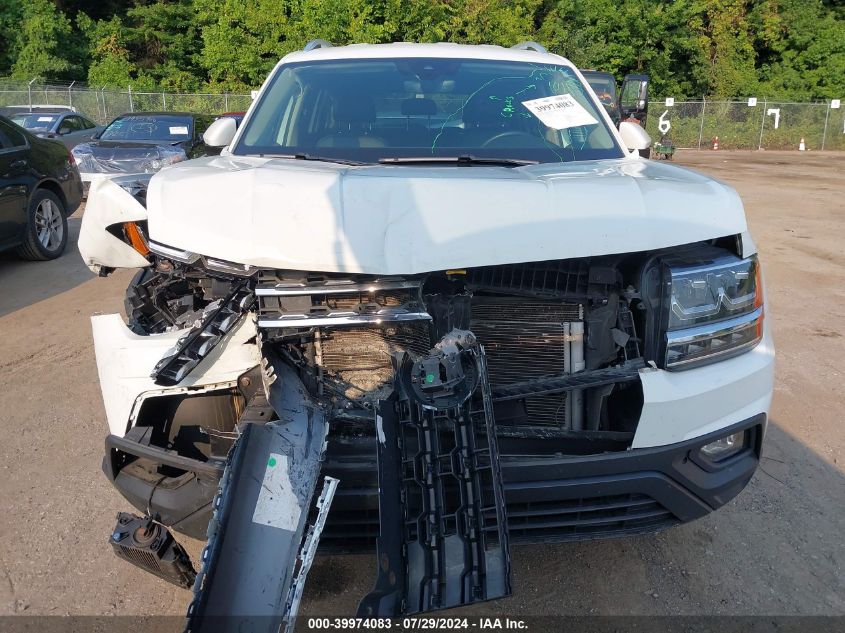 2018 Volkswagen Atlas 3.6L V6 Se/3.6L V6 Se W/Technology VIN: 1V2LR2CA1JC581185 Lot: 39974083