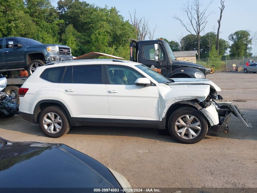 2018 Volkswagen Atlas 3.6L V6 Se/3.6L V6 Se W/Technology VIN: 1V2LR2CA1JC581185 Lot: 39974083