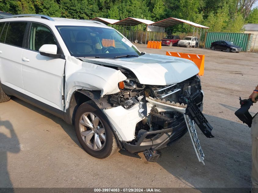 2018 Volkswagen Atlas 3.6L V6 Se/3.6L V6 Se W/Technology VIN: 1V2LR2CA1JC581185 Lot: 39974083