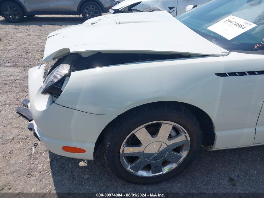 2002 Ford Thunderbird VIN: 1FAHP60A82Y122738 Lot: 39974084