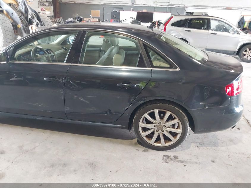 2012 Audi A4 2.0T Premium VIN: WAUFFAFL0CA119503 Lot: 39974100