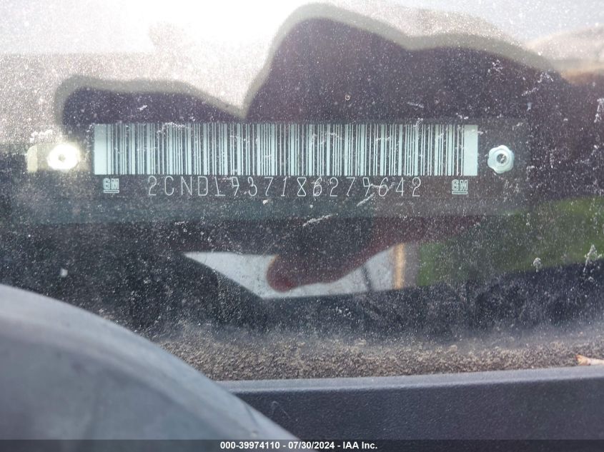 2008 Chevrolet Equinox Sport VIN: 2CNDL937186279642 Lot: 39974110