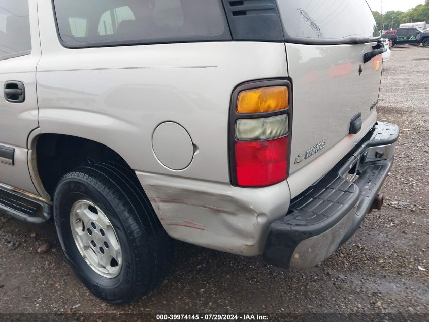 2005 Chevrolet Tahoe C1500 VIN: 1GNEC13VX5J165430 Lot: 39974145