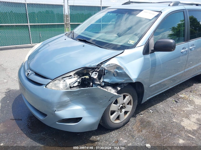 2007 Toyota Sienna Le VIN: 5TDZK23C27S079620 Lot: 39974146