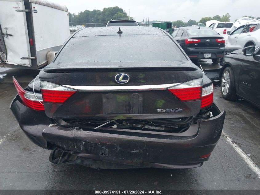 2013 Lexus Es 300H VIN: JTHBW1GG8D2009957 Lot: 39974151