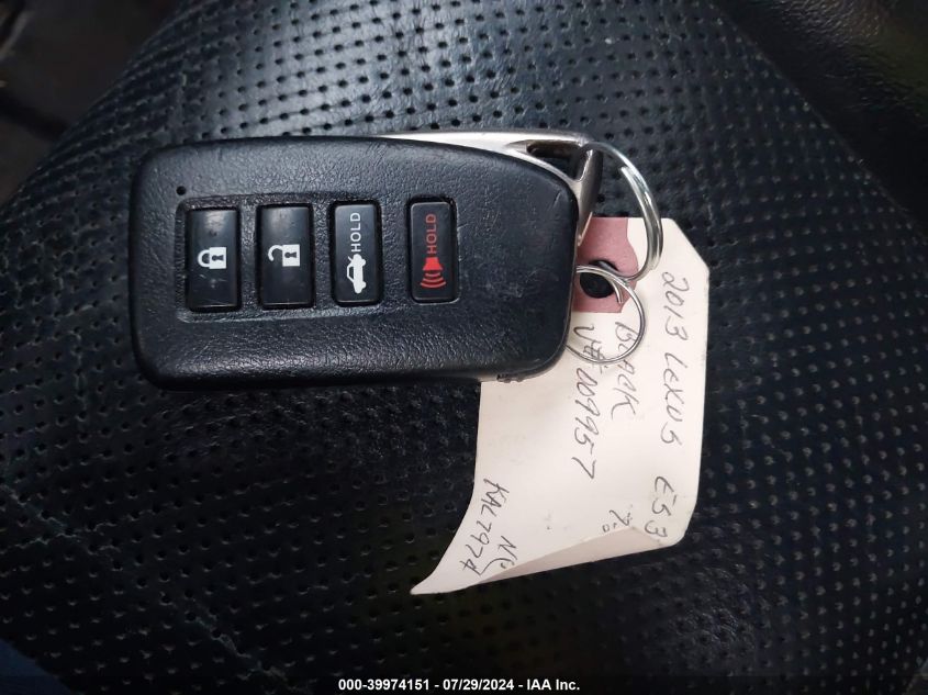 2013 Lexus Es 300H VIN: JTHBW1GG8D2009957 Lot: 39974151