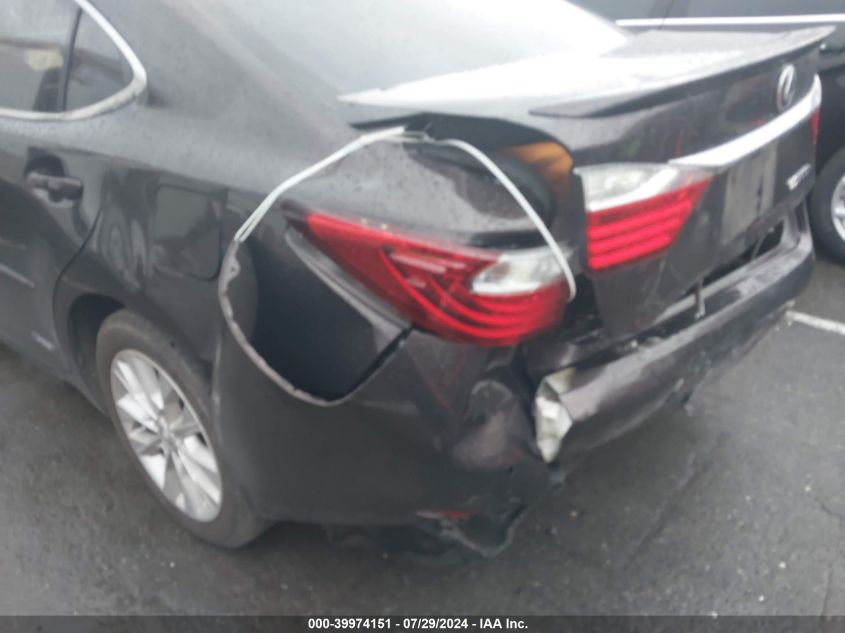 2013 Lexus Es 300H VIN: JTHBW1GG8D2009957 Lot: 39974151