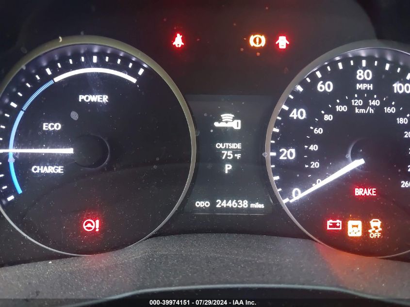 2013 Lexus Es 300H VIN: JTHBW1GG8D2009957 Lot: 39974151