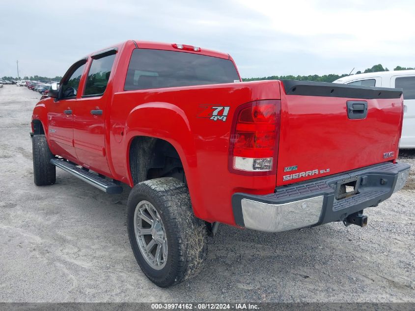 2011 GMC Sierra K1500 Sle VIN: 3GTP2VE37BG259768 Lot: 39974162