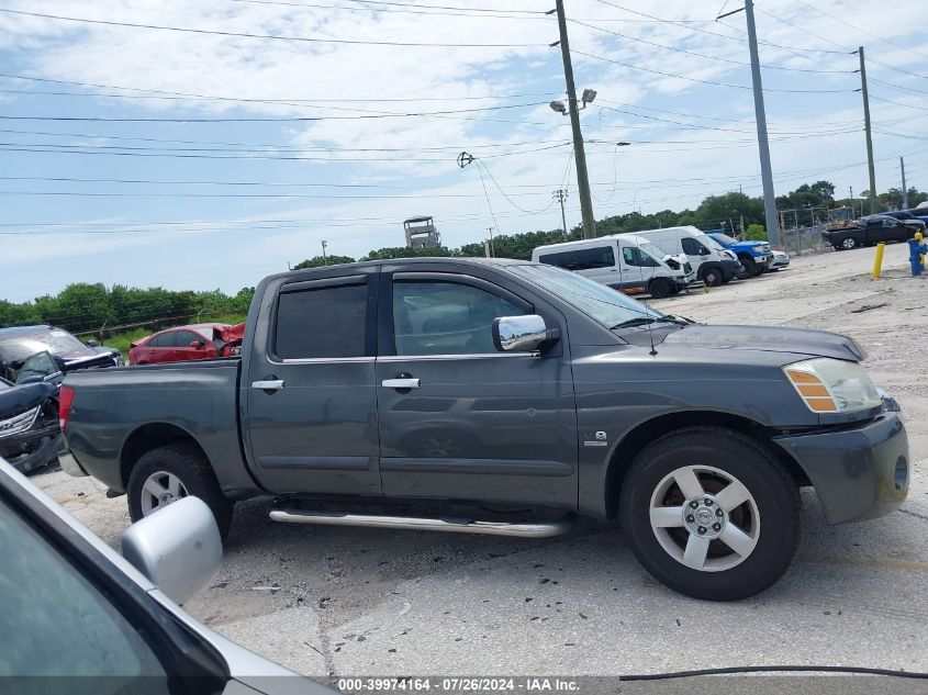 2004 Nissan Titan Se VIN: 1N6AA07A44N578205 Lot: 39974164