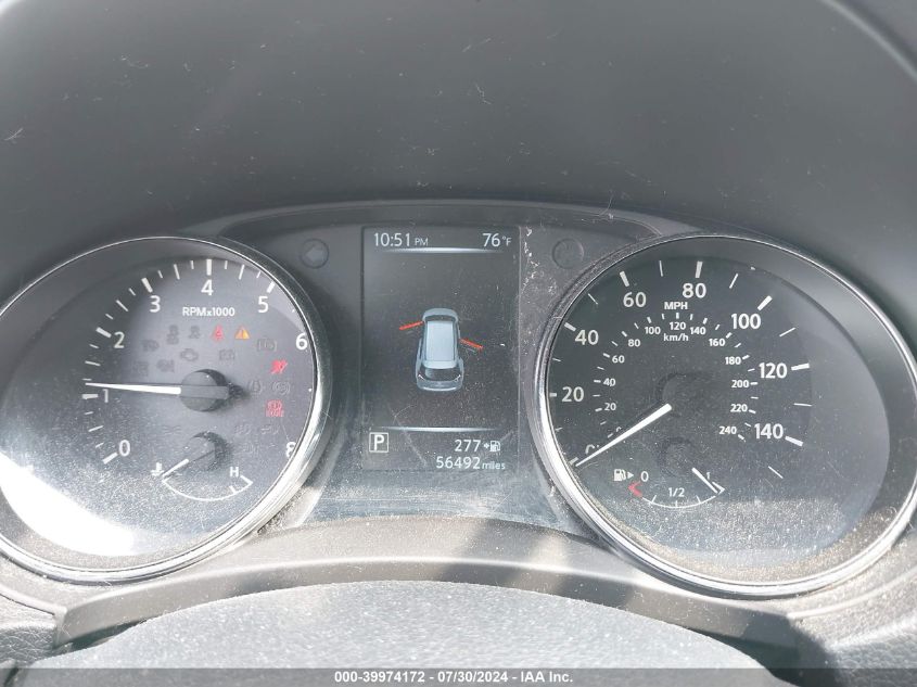 2017 Nissan Rogue Sv/Sl VIN: 5N1AT2MV5HC770472 Lot: 39974172