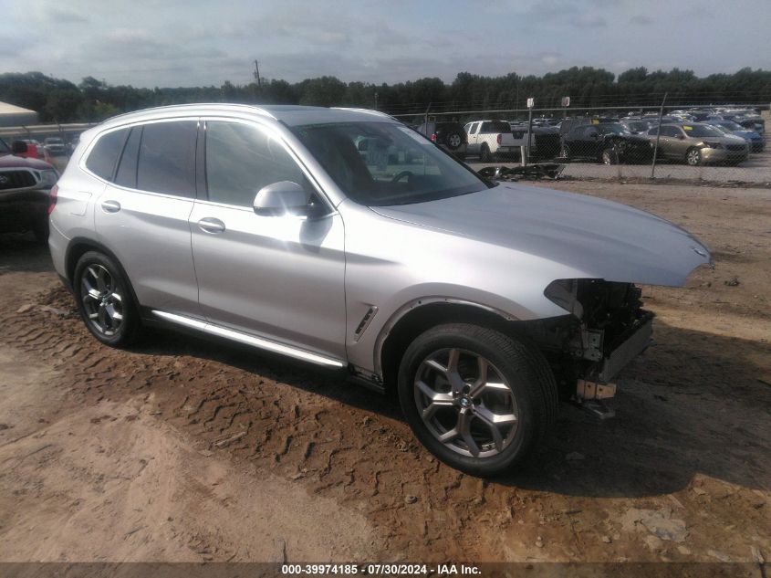 2021 BMW X3 SDRIVE30I - 5UXTY3C03M9E42860