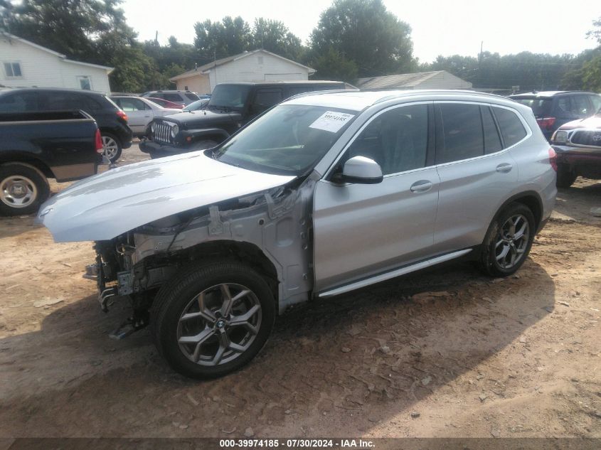 2021 BMW X3 SDRIVE30I - 5UXTY3C03M9E42860