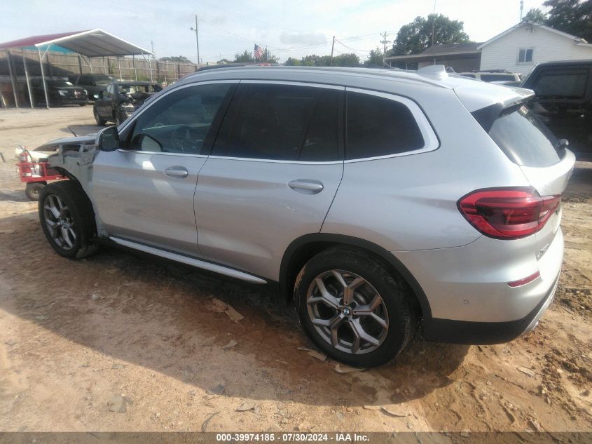 2021 BMW X3 SDRIVE30I - 5UXTY3C03M9E42860