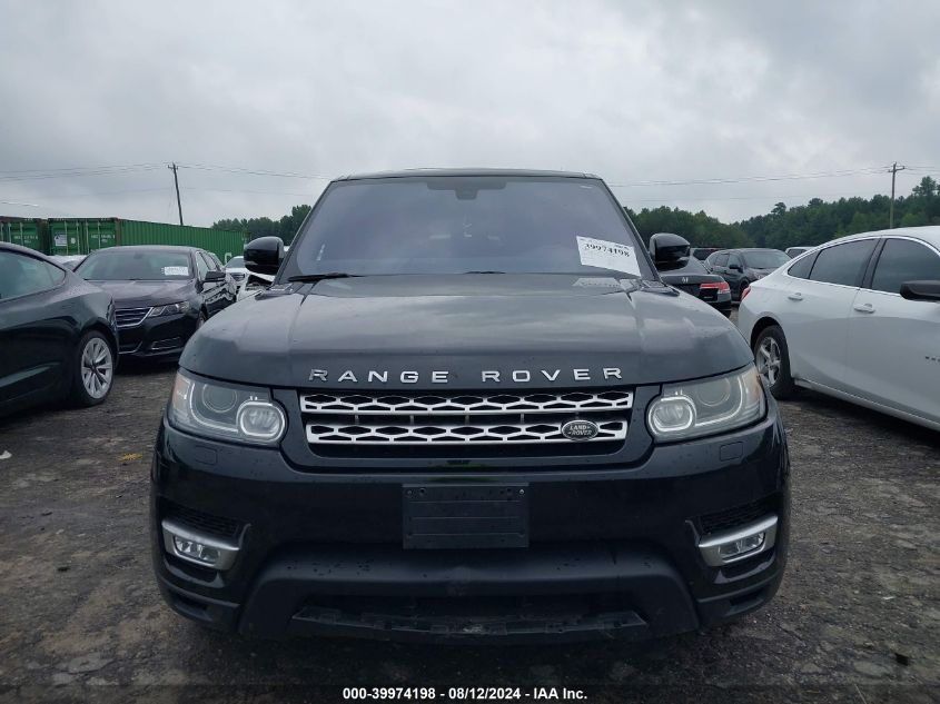 2016 Land Rover Range Rover Sport 3.0L V6 Supercharged Hse VIN: SALWR2PF5GA119617 Lot: 39974198