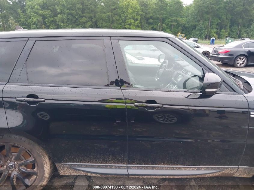 2016 Land Rover Range Rover Sport 3.0L V6 Supercharged Hse VIN: SALWR2PF5GA119617 Lot: 39974198