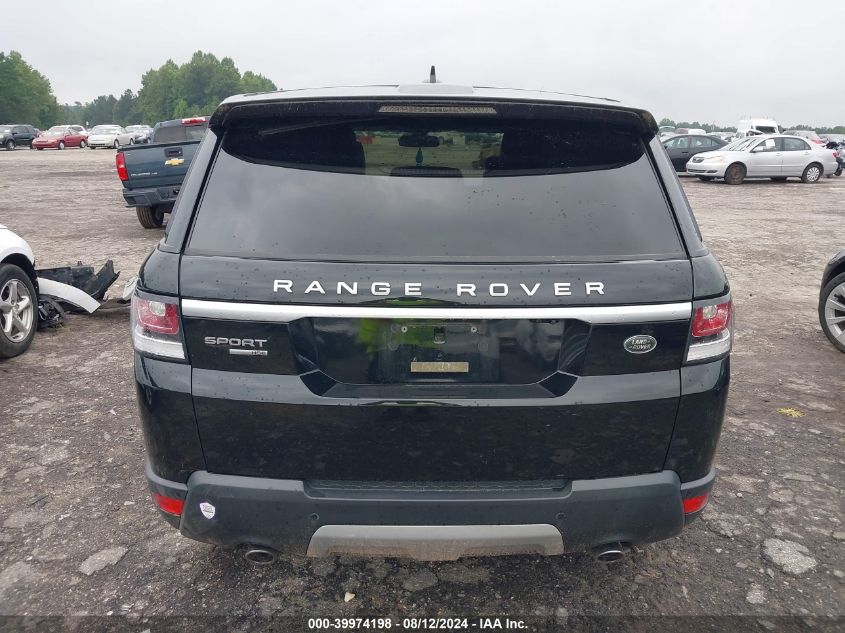 2016 Land Rover Range Rover Sport 3.0L V6 Supercharged Hse VIN: SALWR2PF5GA119617 Lot: 39974198