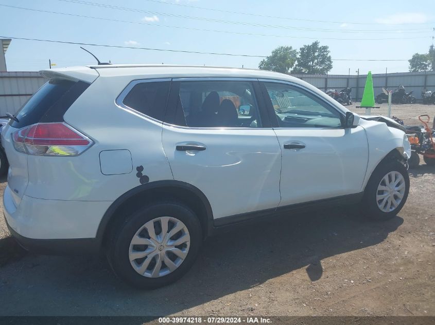 2016 Nissan Rogue S/Sl/Sv VIN: 5N1AT2MV8GC747296 Lot: 39974218