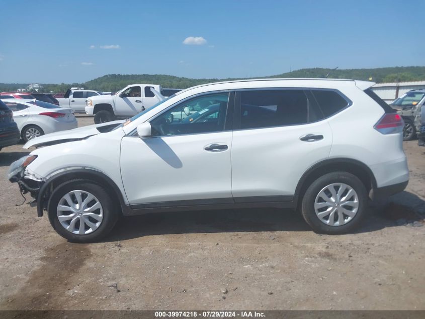 2016 Nissan Rogue S/Sl/Sv VIN: 5N1AT2MV8GC747296 Lot: 39974218