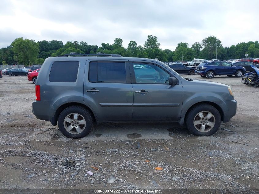 2010 Honda Pilot Ex-L VIN: 5FNYF4H52AB015627 Lot: 39974222
