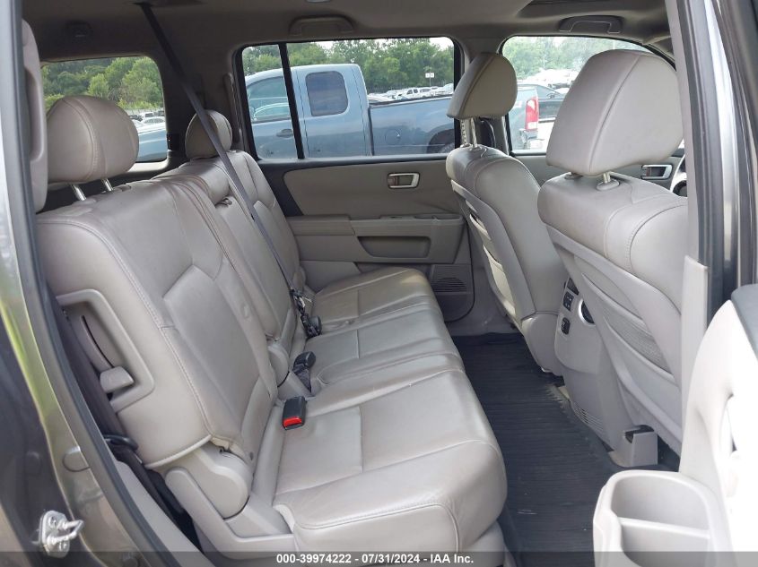 2010 Honda Pilot Ex-L VIN: 5FNYF4H52AB015627 Lot: 39974222