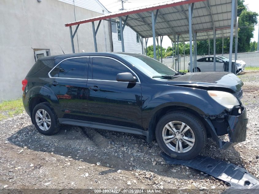 2013 Chevrolet Equinox Ls VIN: 2GNFLCEK4D6141235 Lot: 39974227