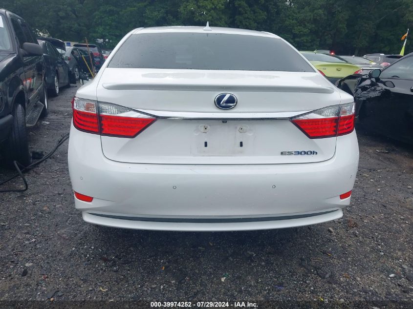 2014 Lexus Es 300H VIN: JTHBW1GG4E2072166 Lot: 39974252