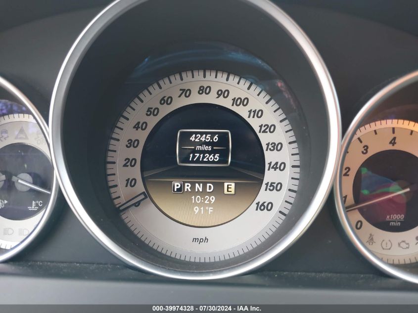 2012 Mercedes-Benz C 300 300 4Matic VIN: WDDGF8BB7CA644674 Lot: 39974328