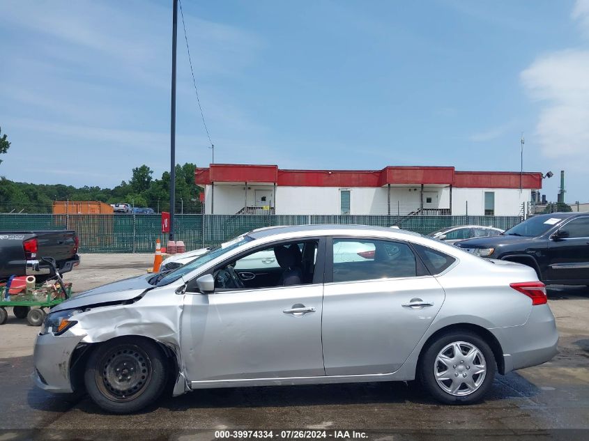 2016 Nissan Sentra Sv VIN: 3N1AB7AP6GY258867 Lot: 39974334