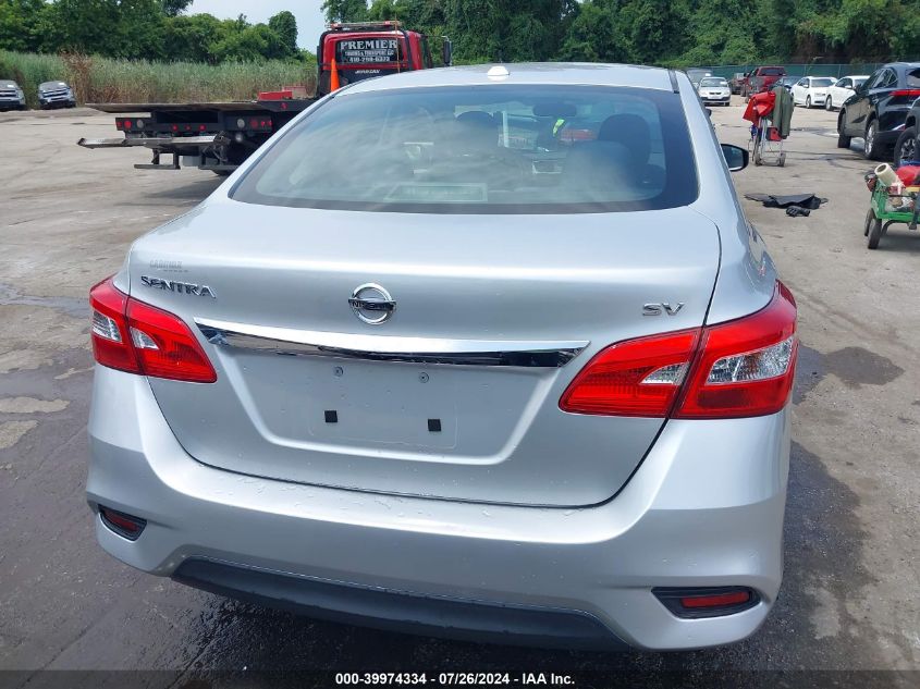 2016 Nissan Sentra Sv VIN: 3N1AB7AP6GY258867 Lot: 39974334