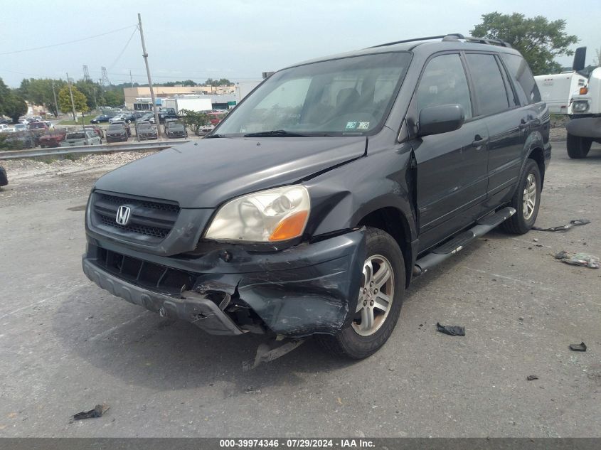 2003 Honda Pilot Exl VIN: 2HKYF18543H546816 Lot: 39974346