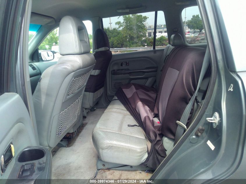 2003 Honda Pilot Exl VIN: 2HKYF18543H546816 Lot: 39974346