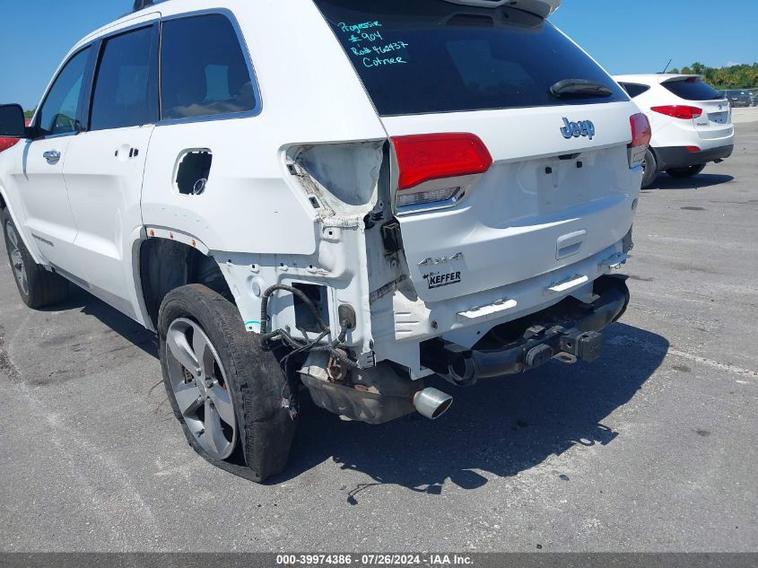 2015 Jeep Grand Cherokee Overland VIN: 1C4RJFCG3FC211894 Lot: 39974386