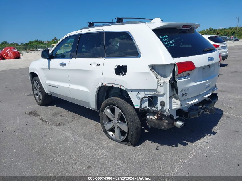 2015 Jeep Grand Cherokee Overland VIN: 1C4RJFCG3FC211894 Lot: 39974386