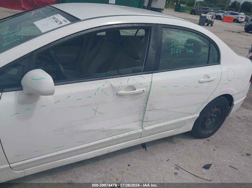 2010 Honda Civic Lx VIN: 2HGFA1F51AH523008 Lot: 39974479