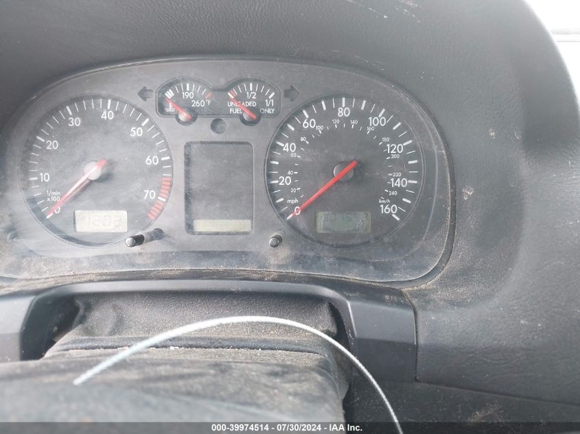 2001 Volkswagen Jetta Gls VIN: WVWSK61JX1W712298 Lot: 39974514