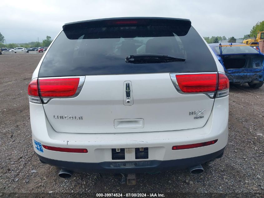 2011 Lincoln Mkx VIN: 2LMDJ8JK9BBJ25903 Lot: 39974524