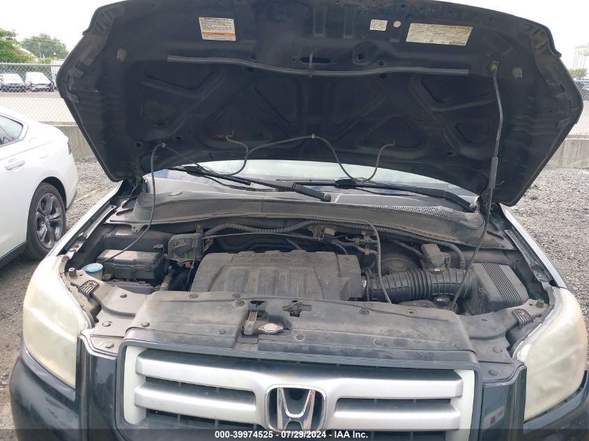 2007 Honda Pilot Ex-L VIN: 2HKYF18557H511031 Lot: 39974525