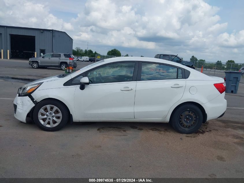 2013 Kia Rio Lx VIN: KNADM4A3XD6100953 Lot: 39974535