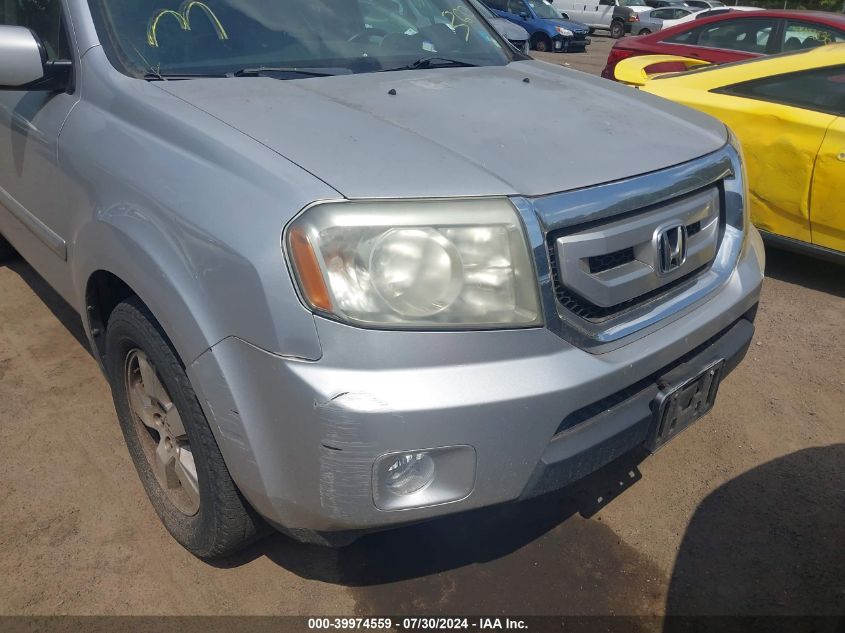 2011 Honda Pilot Ex-L VIN: 5FNYF4H54BB031653 Lot: 39974559