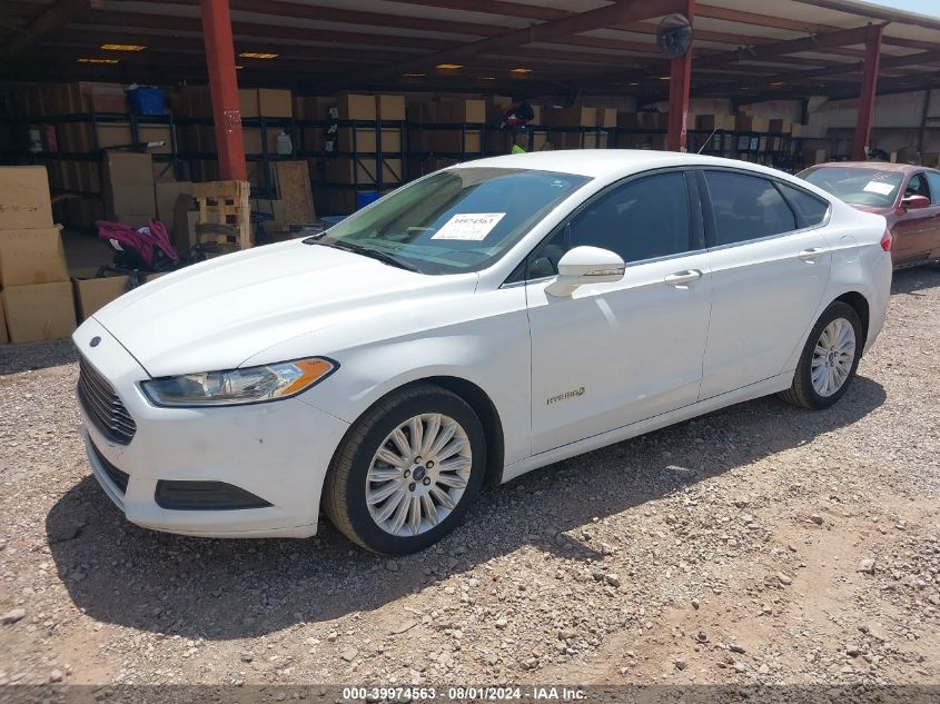 2014 Ford Fusion Hybrid Se VIN: 3FA6P0LU7ER396140 Lot: 39974563