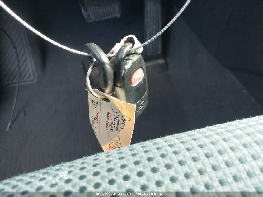 2011 Hyundai Sonata Gls VIN: 5NPEB4AC3BH299327 Lot: 39974596