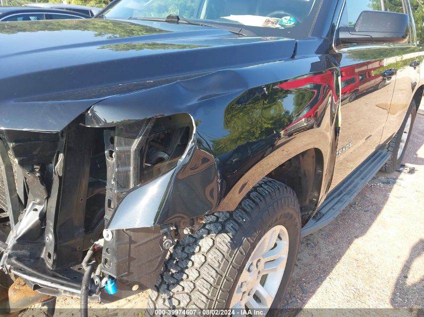 2015 Chevrolet Tahoe Lt VIN: 1GNSKBKC6FR306833 Lot: 39974607