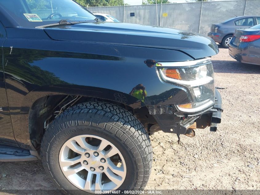 2015 Chevrolet Tahoe Lt VIN: 1GNSKBKC6FR306833 Lot: 39974607