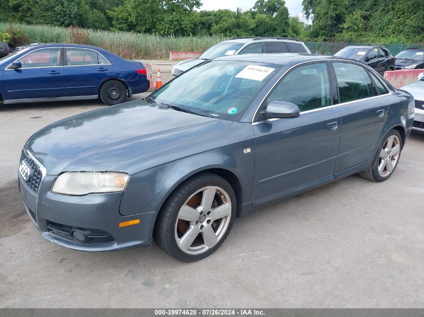 WAUDH78EX8A131961 | 2008 AUDI A4